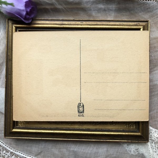 画像3: Postcard  恋人たちの時間 シルエット 影絵 未使用 H.Kirnig (3)