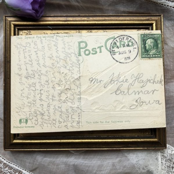 画像3: Postcard  手紙を運ぶツバメ 1909年 (3)