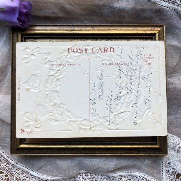 画像3: Postcard  クリスマス ホーリーのリースとベル (3)