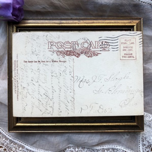 画像3: ▼SALE 500▼ Postcard お人形さんのお尻を叩く女の子 (3)