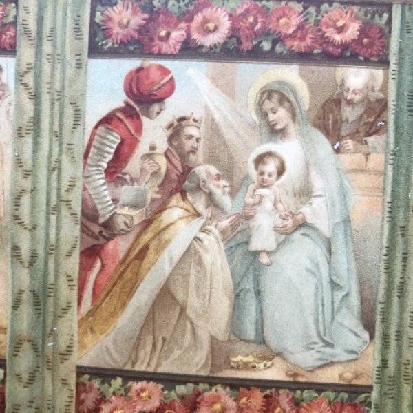 画像3: Postcard  クリスマス 聖母子を祝福する3人の王たち (3)
