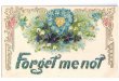 画像1: Postcard　お花　忘れな草　スズラン　スミレ　Forget me not (1)