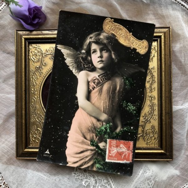 画像2: Postcard　美しい天使の女の子 (2)