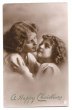 画像1: Postcard　ママと女の子　 1910年 (1)