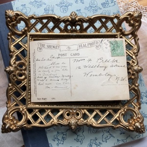 画像4: Postcard　キスをする恋人たち　イギリス1911年 (4)