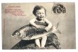 画像1: Postcard　4月魚と泣いている赤ちゃん　フランス (1)