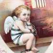 画像3: Postcard 　バレンタイン　囚われの身の天使　E.clapsaddle (3)