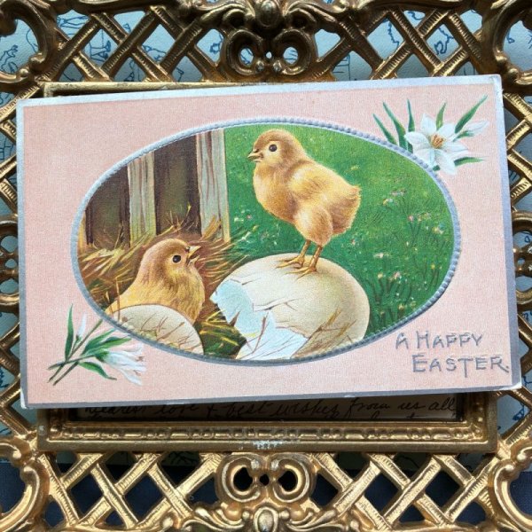 画像2: ▼SALE 500▼ Postcard イースター ヒヨコ (2)
