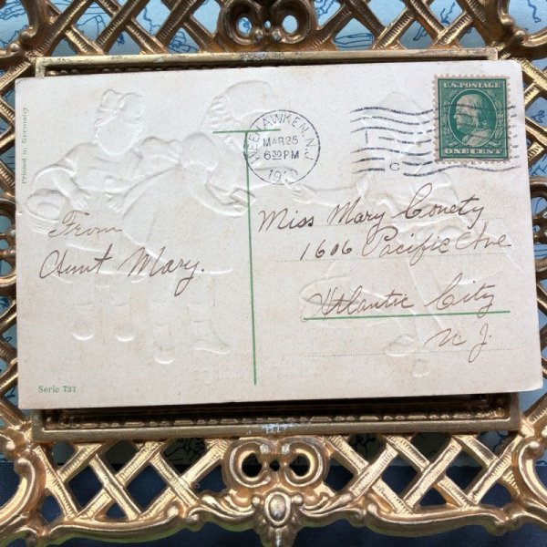 画像3: Postcard 　イースター　卵売りの女の子　1910年 (3)