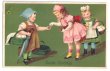 画像1: Postcard 　イースター　卵売りの女の子　1910年 (1)