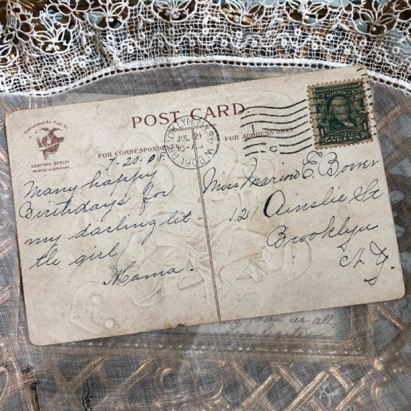 画像2: ▼SALE 500▼ Postcard 荷車に乗るオランダの女の子たち 1908年 (2)