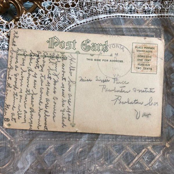 画像3: ▼SALE 500▼ Postcard 帽子の女性 (3)