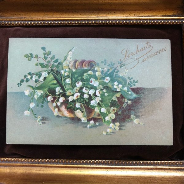 画像2: Postcard　スズランのお花　未使用 (2)