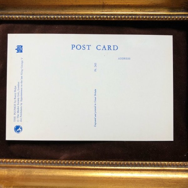 画像3: Postcard  森の動物さん　川遊び　釣り　Racey Helps　未使用 (3)