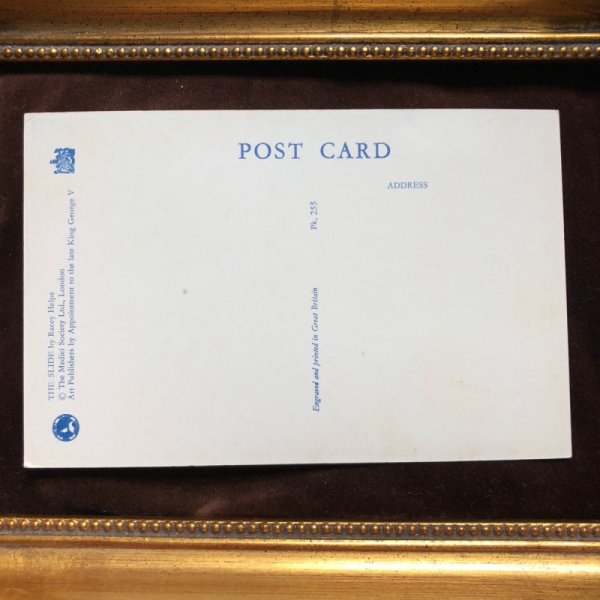 画像3: Postcard  森の動物さん 雪すべり遊び Racey Helps 未使用 (3)