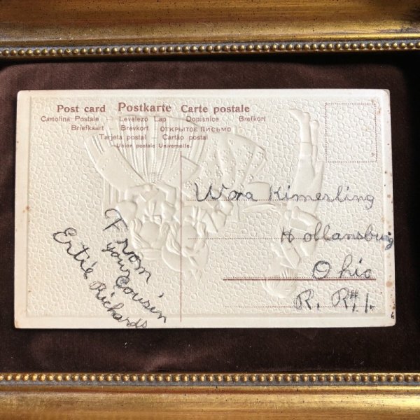 画像3: ▲SALE 500▲  Postcard ご挨拶 ドレスの女の子 (3)