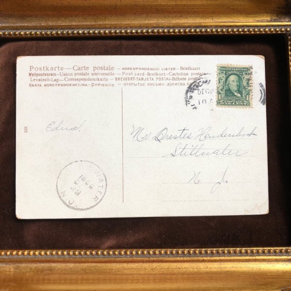 画像3: Postcard New Year 新年祝い ベルをならす天使 (3)