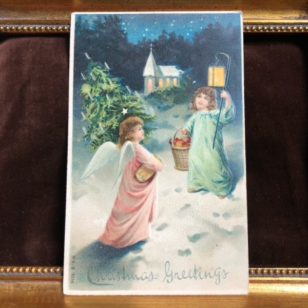 画像1: ▲SALE 500▲  Postcard　クリスマス　天使 (1)