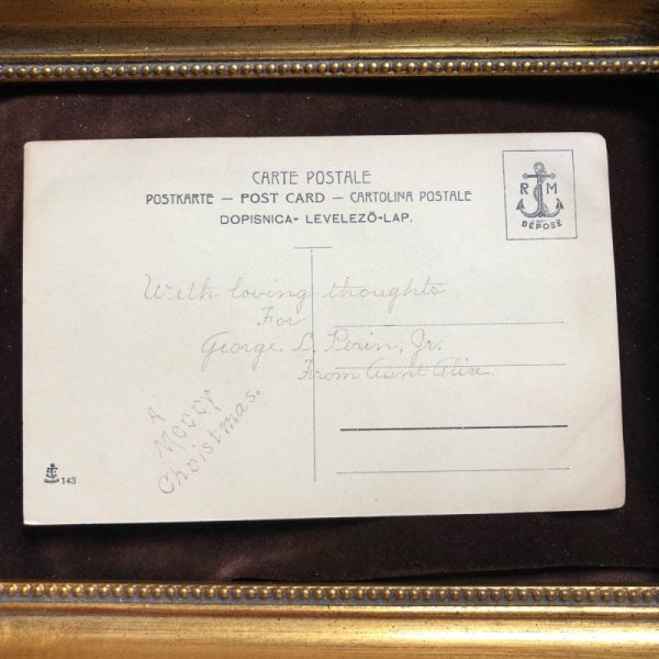 画像4: Postcard ウィーン趣味 クリスマスツリーを持つ女の子と子犬 R.Kratki (4)