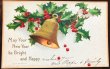 画像1: Postcard　New Year　新年祝い　ホーリーとベル　E.Clapsaddle　1908年 (1)
