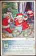 画像1: Postcard　クリスマス　小さなサンタさん　1926年 (1)