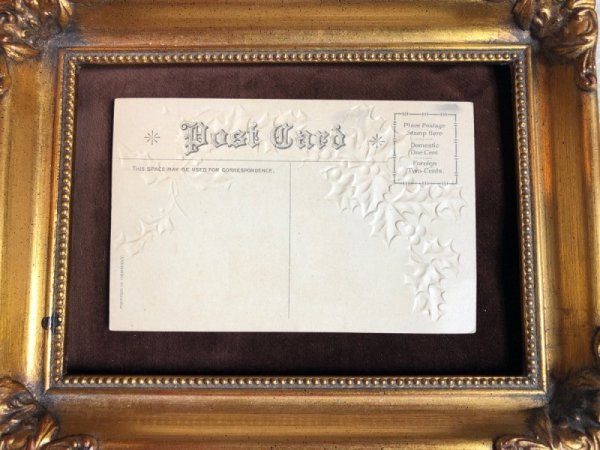 画像4: Postcard クリスマス 2匹の白い犬 ホーリー H.Maguire  未使用 (4)