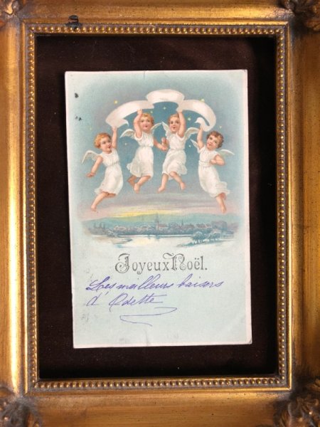 画像3: Postcard  4人の天使たち 1903年 フランス (3)