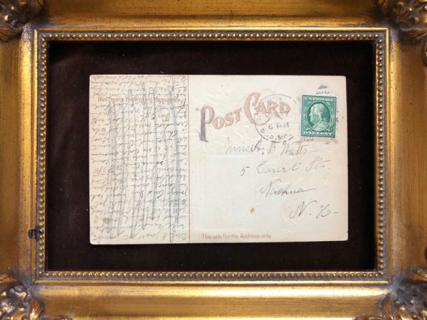 画像3: ▼SALE 500▼  Postcard New Year 新年祝い 1910年 カレンダー ポピーのお花 (3)