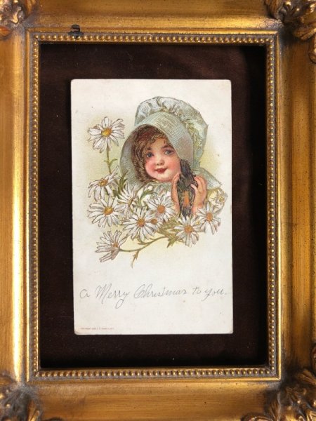 画像3: Postcard  小鳥と女の子 Maud Humphrey (3)