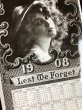 画像1: Postcard 　新年祝い　New Year 　1908年カレンダー　女性　写真 (1)