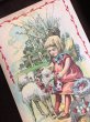 画像2: Postcard 　イースター　子羊とヒヨコと女の子 (2)