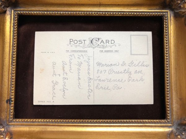 画像3: Postcard  イースター ウサギ車  (3)