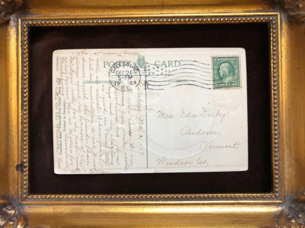 画像4: ▼SALE 500▼  Postcard New Year 新年祝い 小鳥 ロビン (4)