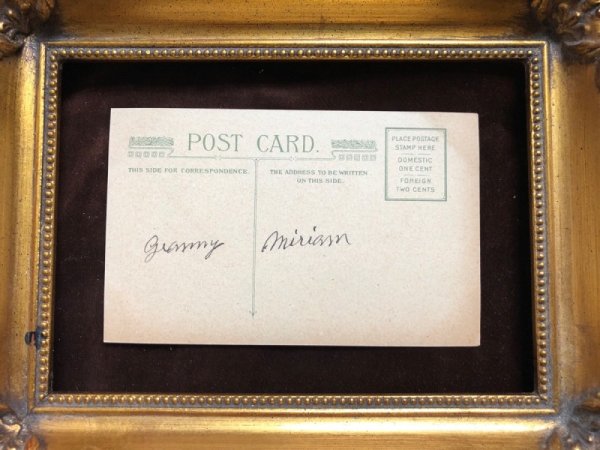 画像4: Postcard 　イースター　子羊とヒヨコと女の子 (4)