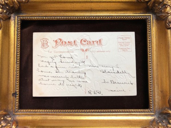 画像3: Postcard  新年祝い New Year  地球の上の天使 1908年 (3)