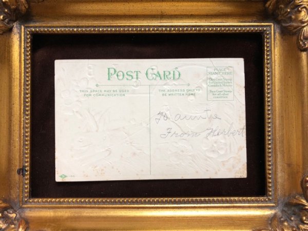 画像5: Postcard  イースター ウサギの卵車に乗るヒヨコ (5)