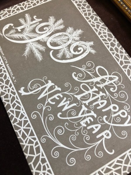 画像2: Postcard  新年祝い New Year  1909年 (2)