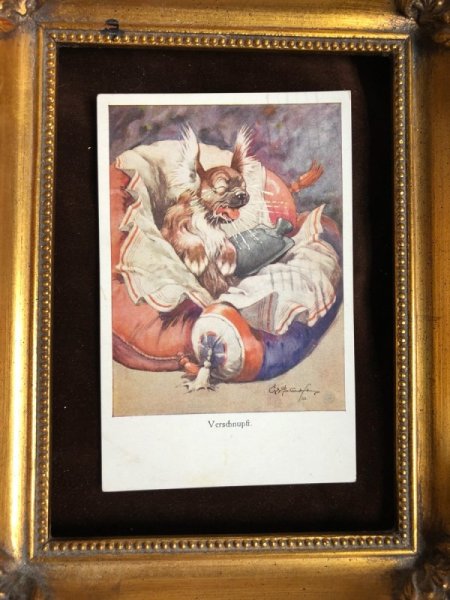 画像3: Postcard 風邪をひいてしまった犬 G.E.Studdy (3)