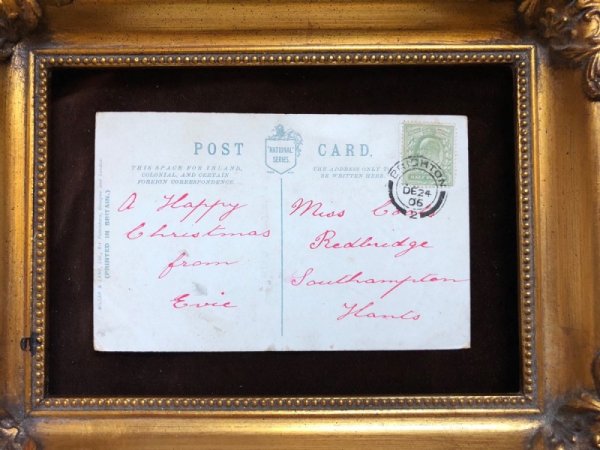 画像3: Postcard 　New Year　新年祝い　1907年　イギリス女優　ガブリエル・レイ (3)