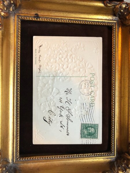 画像3: Postcard スミレのお花と四葉のクローバー (3)