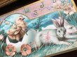 画像2: Postcard 　イースター　ウサギの卵車に乗るヒヨコ (2)