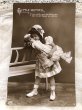 画像2: Postcard   お人形さんと女の子　イギリス1910年 (2)