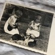 画像2: Postcard　ウサギと女の子たち　オランダ1935年 (2)