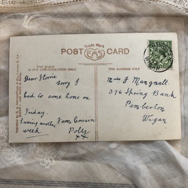 画像3: ▼SALE 500▼ Postcard カラス?と男の子 イギリス1913年 (3)