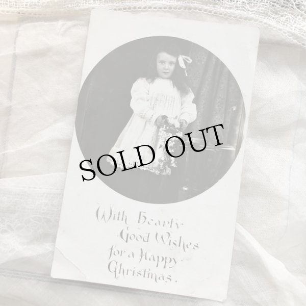 画像2: Postcard　肖像写真　小さな女の子　イギリス (2)