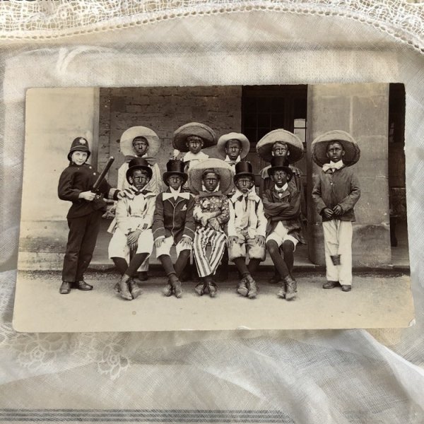 画像3: Postcard　集合写真　学校劇　イギリス1908年 (3)