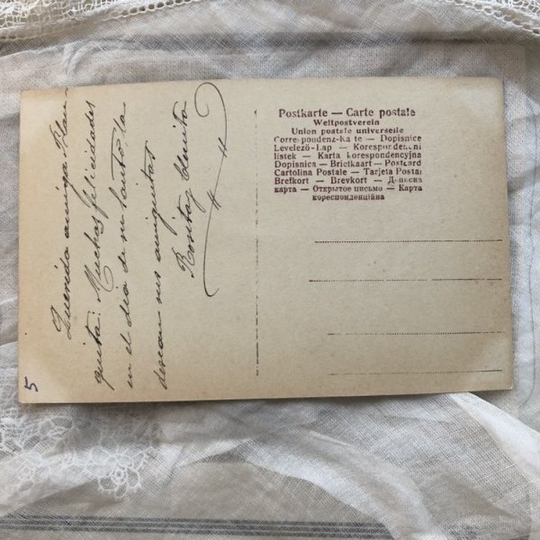 画像3: Postcard リボンの女の子  (3)