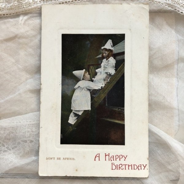 画像2: ▼SALE 500▼ Postcard 小さな道化師さん ピエロ  (2)