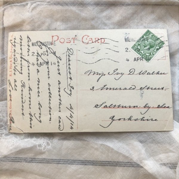 画像6: Postcard 白百合のお花と祈る女の子 (6)