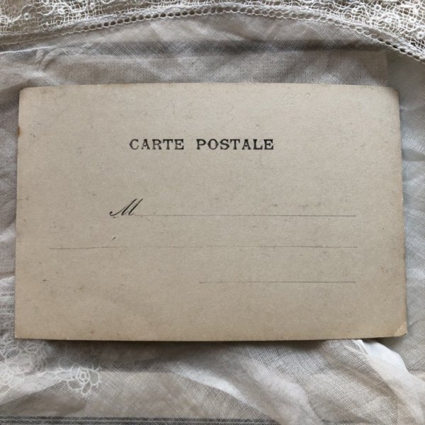画像3: Postcard マリア様と3人の女の子 燭台 フランス 未使用 (3)